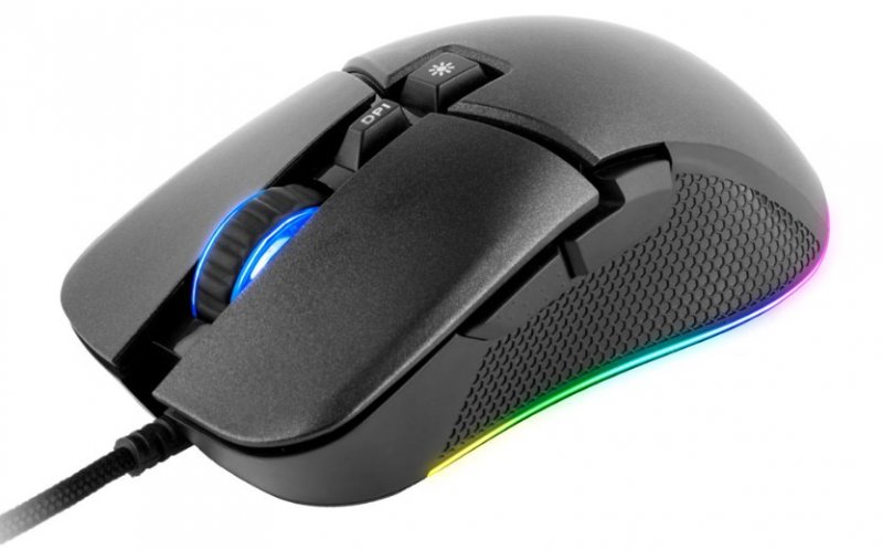 Herní myš C-TECH Dawn (GM-24L), casual gaming, 6400 DPI, RGB podsvícení, USB - obrázek č. 2