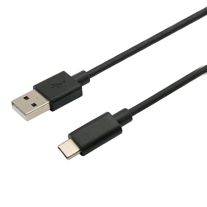 Kabel C-TECH USB 2.0 AM na Type-C kabel (AM/ CM), 1m, černý - obrázek produktu