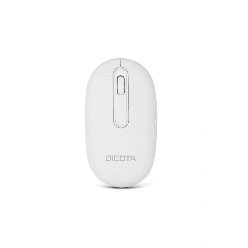 Dicota BT/ 2.4G DESKTOP/ Kancelářská/ Optická/ 1 600 DPI/ Bezdrátová USB + Bluetooth/ Bílá - obrázek produktu