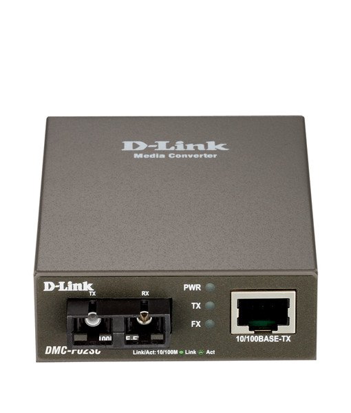 D-Link DMC-F02SC/ E - 10/ 100BaseTX to 100BaseFX SC Multi-mode Media Converter (2 km) - obrázek produktu