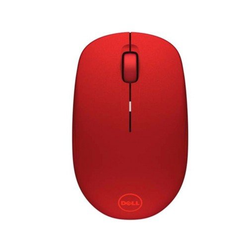 Dell myš, bezdrátová WM126 k notebooku, červená - obrázek produktu