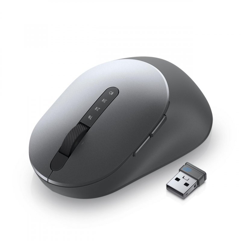 Dell myš, multifunkční bezdrátová MS5320W k notebooku, šedá - obrázek č. 1