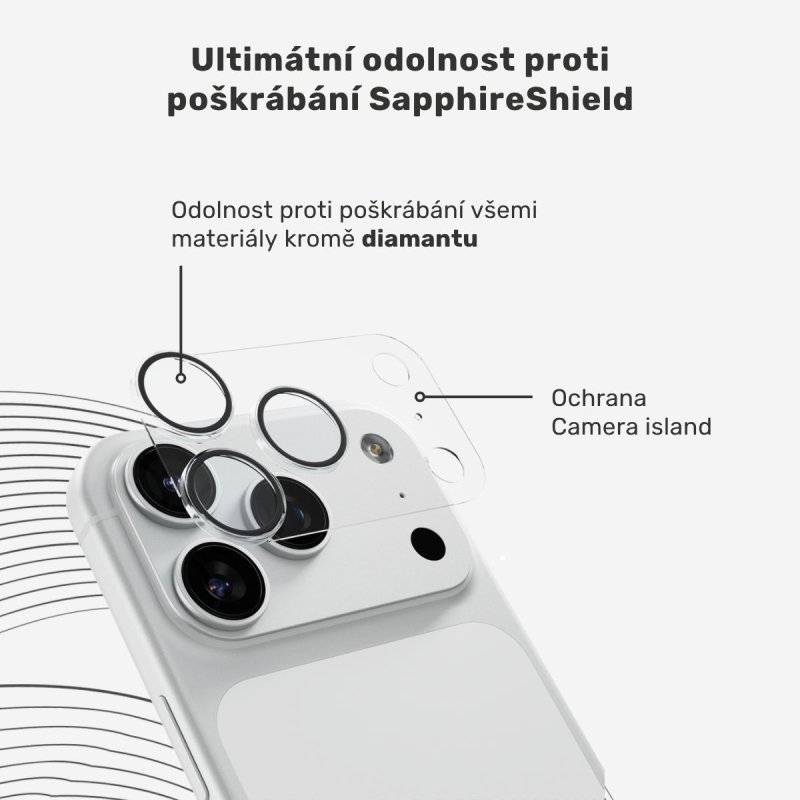 Epico UNUM Sapphire Shield AntiReflective Lens iPhone 18 Pro Max - obrázek č. 2
