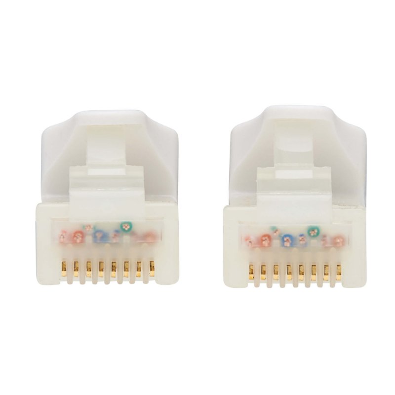 Tripplite Ethernetový kabel Cat6a 10GSnagless UTP,PoE,(RJ45 Samec/ Samec),Antibakt.Safe-IT,bílá,2.13m - obrázek č. 2