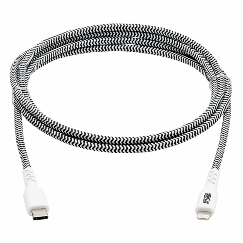 Tripplite Kabel USB-C 2.0 /  Lightning, s LED diodou, MFi, (Samec/ Samec), odolný kabel, 3.05m - obrázek č. 1