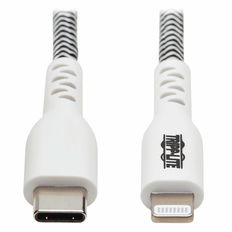 Tripplite Kabel USB-C 2.0 /  Lightning, s LED diodou, MFi, (Samec/ Samec), odolný kabel, 3.05m - obrázek produktu
