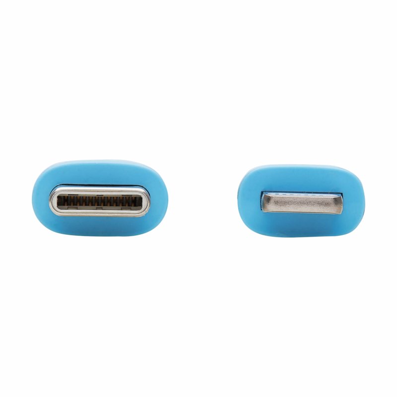 Tripplite Kabel USB-C / Lightning Synch/ Nabíjení,MFi,Samec/ Samec,Safe-IT Antibakt,flex,sv.modrá,0.91m - obrázek č. 2