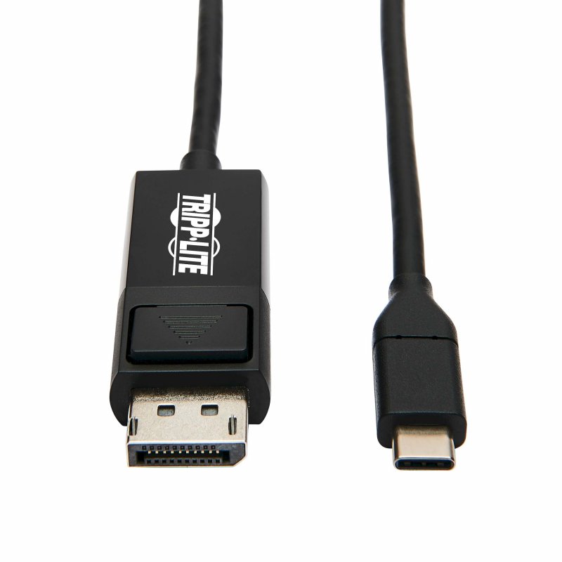 Tripplite Adaptér USB-C /  DisplayPort, uzamykatelný konektor, 4K 60Hz, HDR (Samec/ Samec), kabel 1.8m - obrázek produktu