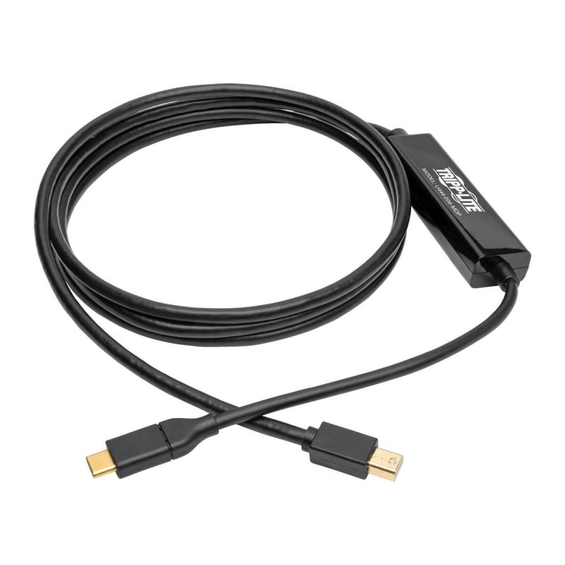 Tripplite Adaptér USB-C /  Mini DisplayPort (Samec/ Samec), 4K 60Hz, černá, 1.8m - obrázek č. 1