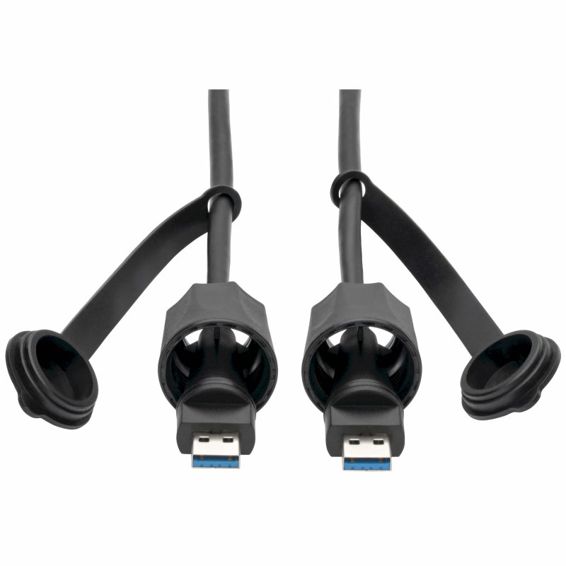 Tripplite Kabel USB-A /  USB-A, SuperSpeed, USB 3.0/ 3.1, odolný IP68, stíněný, (Samec/ Samec), 0.91m - obrázek produktu