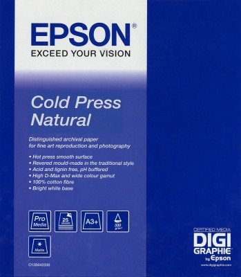 Epson Cold Press Natural, DIN A2, 25 Sheets - obrázek produktu