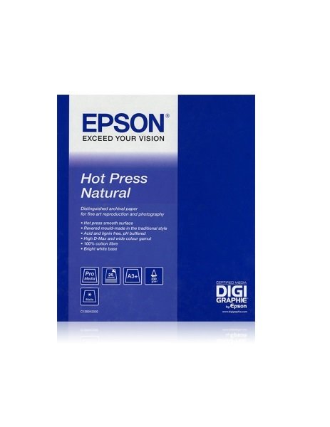 EPSON Hot Press Natural Paper, A3+ (25 sheets) - obrázek produktu