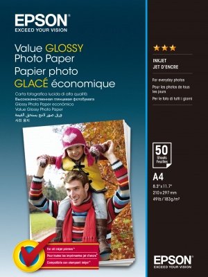 EPSON Value Glossy Photo Paper A4 50 sheet - obrázek produktu