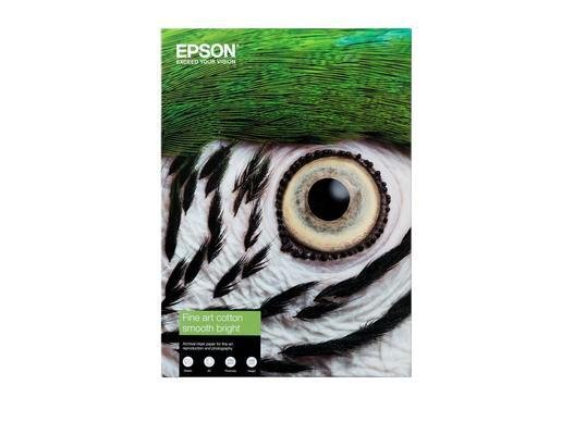 EPSON Fine Art Cotton Smooth Bright A4 25 Sheets - obrázek produktu