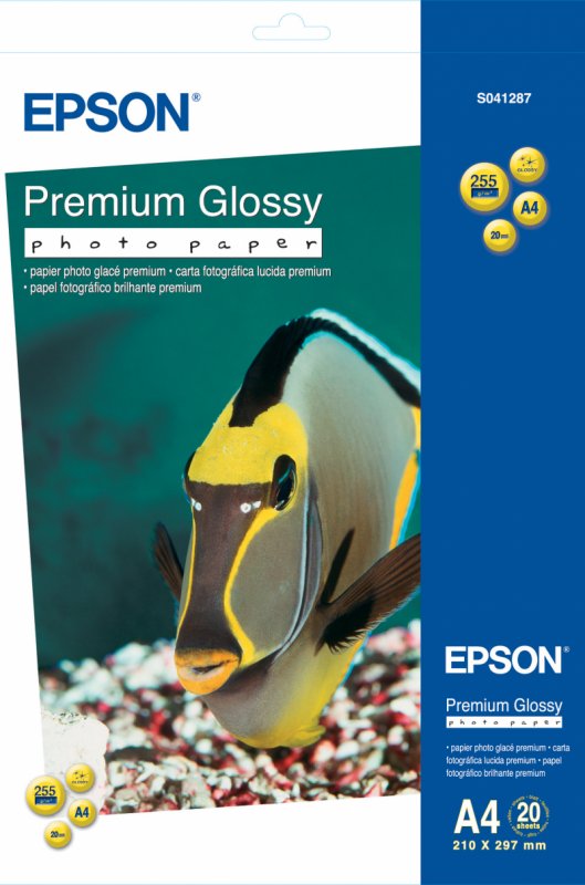 EPSON A4, Premium Glossy Photo Paper (20 listů) - obrázek produktu