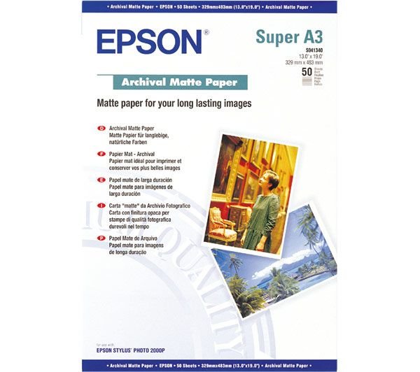 EPSON A3+, Archival Matte Paper (50listů) - obrázek produktu