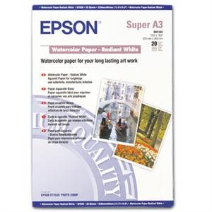 EPSON A3+ Watercolor Paper Radiant White (20listů) - obrázek produktu