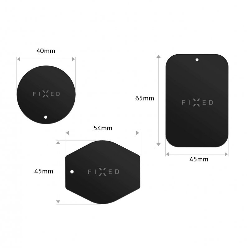 Sada magnetických plíšků FIXED Icon Plates - obrázek č. 1