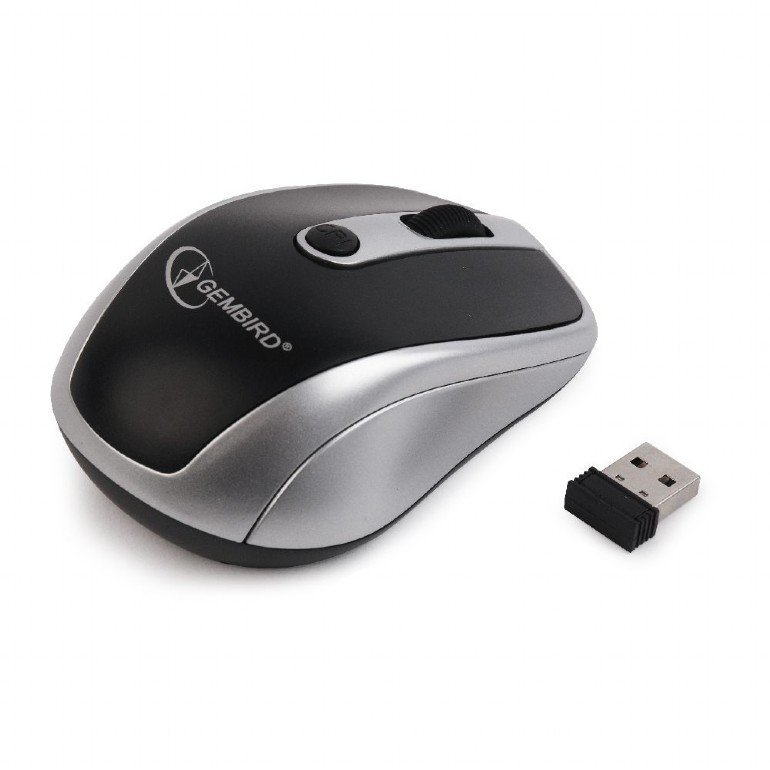 Gembird bezdrátová optická  myš MUSW-002, černá - obrázek produktu