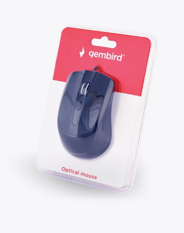 Gembird drátová myš MUS-4B-01, černá - obrázek č. 2