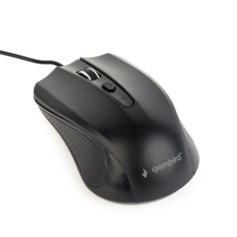 Gembird drátová myš MUS-4B-01, černá - obrázek produktu