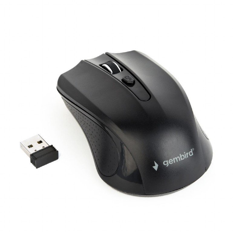 Gembird bezdrátová myš MUSW-4B-04, černá - obrázek produktu