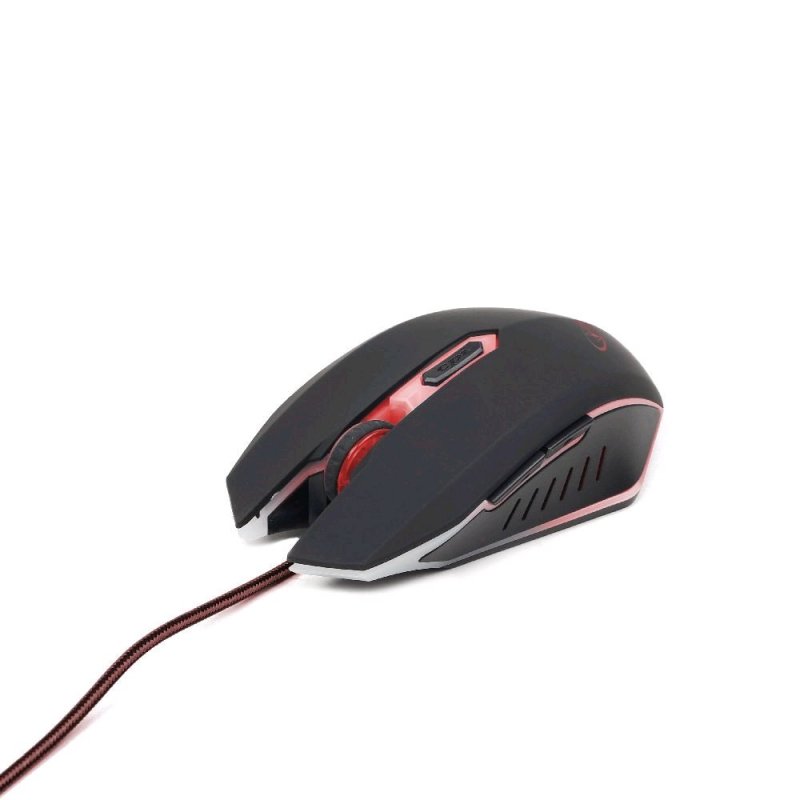 Gembird myš MUSG-001-R,herní,optická,červeno-černá - obrázek produktu