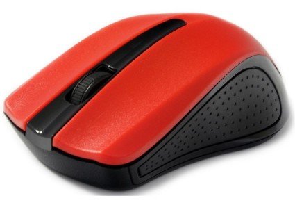 GEMBIRD optická bezdrátová myš, USB, červená - obrázek produktu
