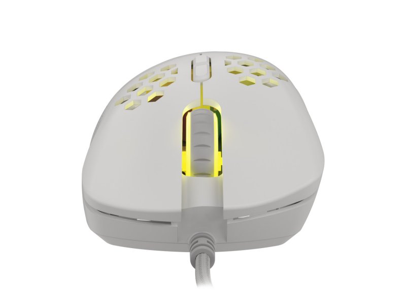 Genesis herní optická myš KRYPTON 550/ RGB/ 8000 DPI/ Herní/ Optická/ Pro praváky/ Drátová USB/ Bílá - obrázek č. 7