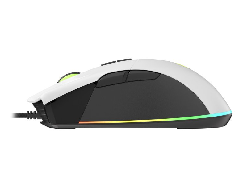 Genesis herní optická myš KRYPTON 290/ RGB/ 6400 DPI/ Herní/ Optická/ Drátová USB/ Bílá - obrázek č. 8