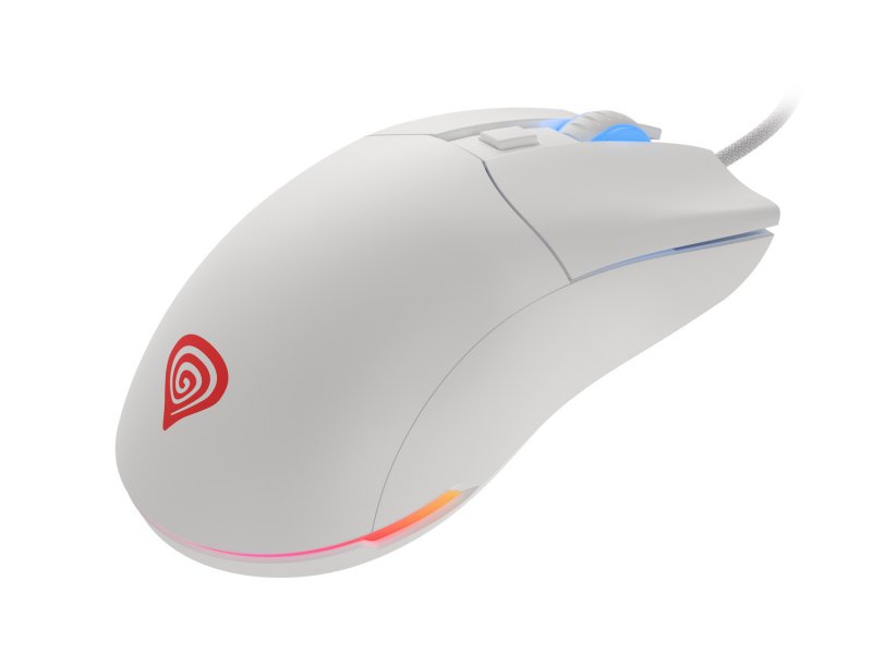 Genesis herní optická myš KRYPTON 750/ RGB/ 8000 DPI/ Herní/ Optická/ Drátová USB/ Bílá - obrázek č. 16