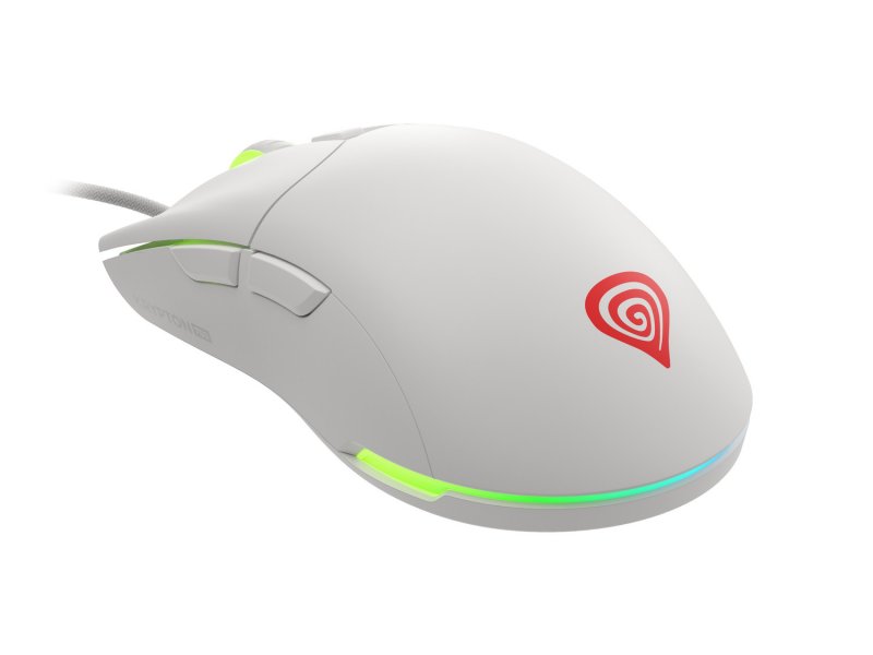 Genesis herní optická myš KRYPTON 750/ RGB/ 8000 DPI/ Herní/ Optická/ Drátová USB/ Bílá - obrázek č. 14