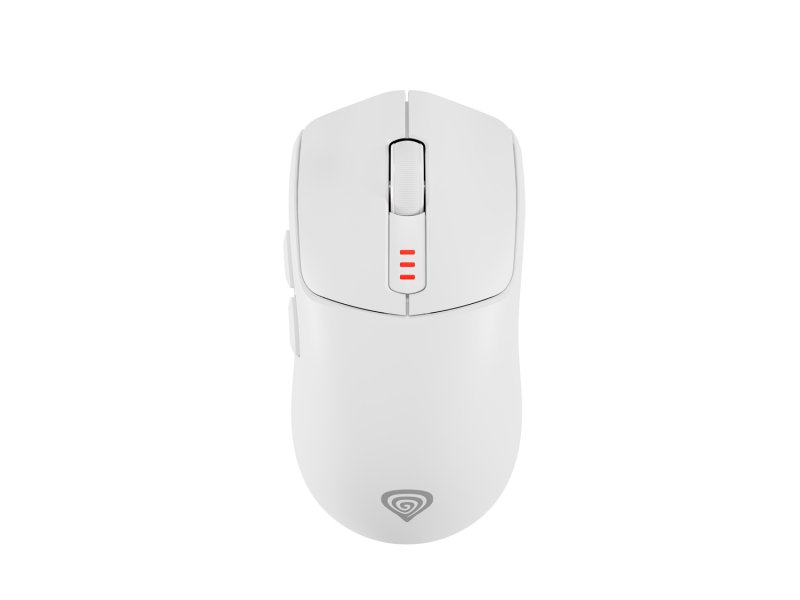 Genesis herní myš ZIRCON 500/ Herní/ Optická/ 10 000DPI/ Bezdrátová USB + Bluetooth/ Bílá - obrázek č. 1