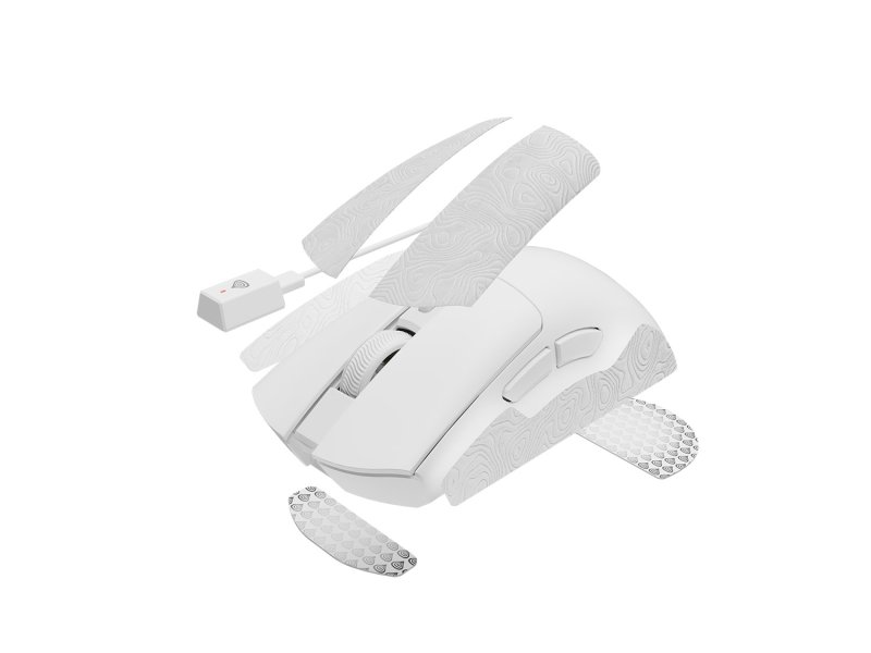 Herní bezdrátová myš Genesis ZIRCON 880 PRO / Herní / Optická / 30 000 DPI / USB+BT / Bílá - obrázek č. 8