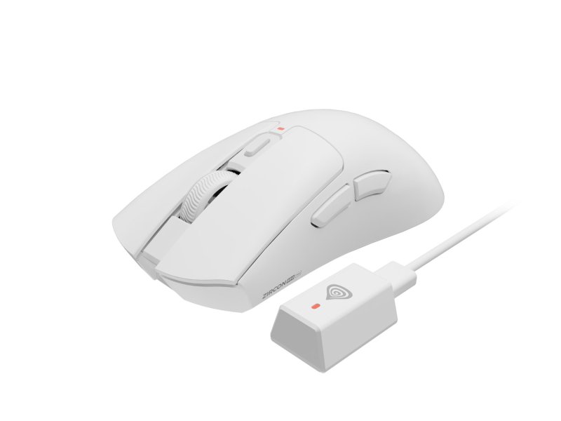Herní bezdrátová myš Genesis ZIRCON 880 PRO / Herní / Optická / 30 000 DPI / USB+BT / Bílá - obrázek č. 5