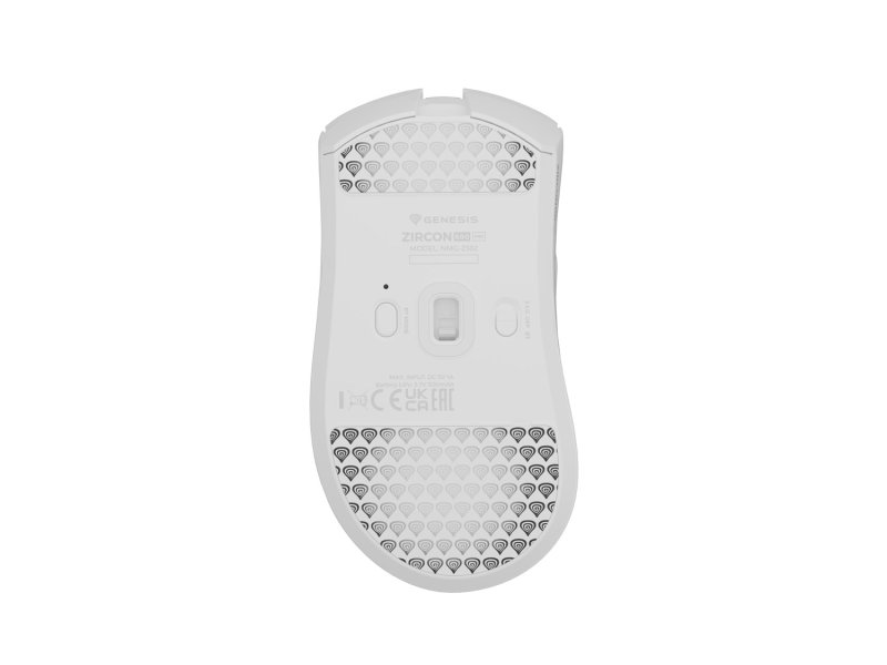 Herní bezdrátová myš Genesis ZIRCON 880 PRO / Herní / Optická / 30 000 DPI / USB+BT / Bílá - obrázek č. 3