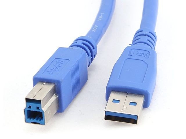 Gembird kabel USB 3.0 AM-BM, 50cm, modrý - obrázek produktu