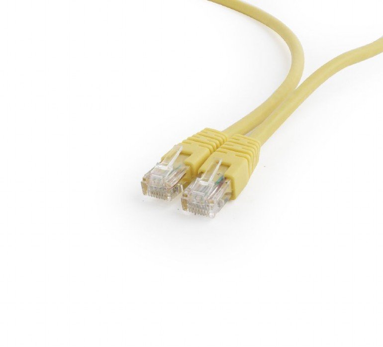 GEMBIRD Eth Patch kabel cat6 UTP, 25cm, žlutá - obrázek produktu