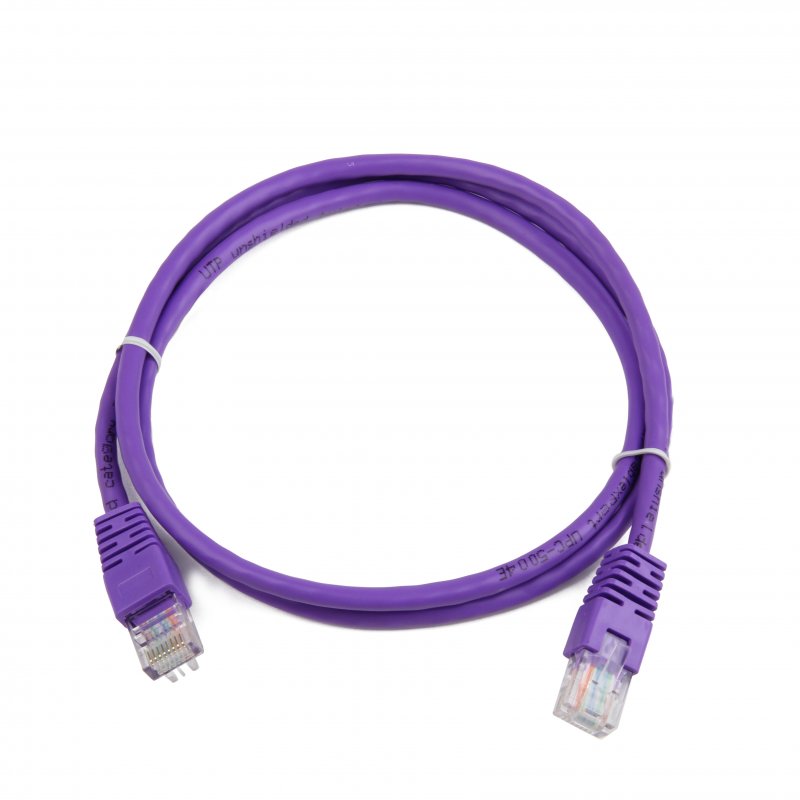 GEMBIRD Eth Patch kabel cat5e UTP 1m - fialový - obrázek produktu