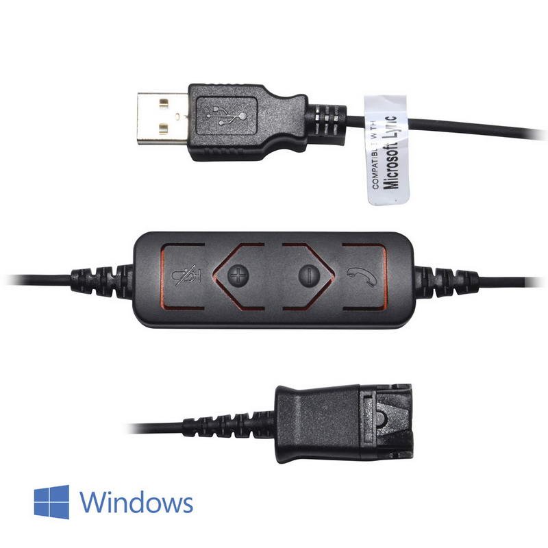 JPL BL-05MS+P kabel pro náhlavky s QD konektorem do USB - obrázek produktu