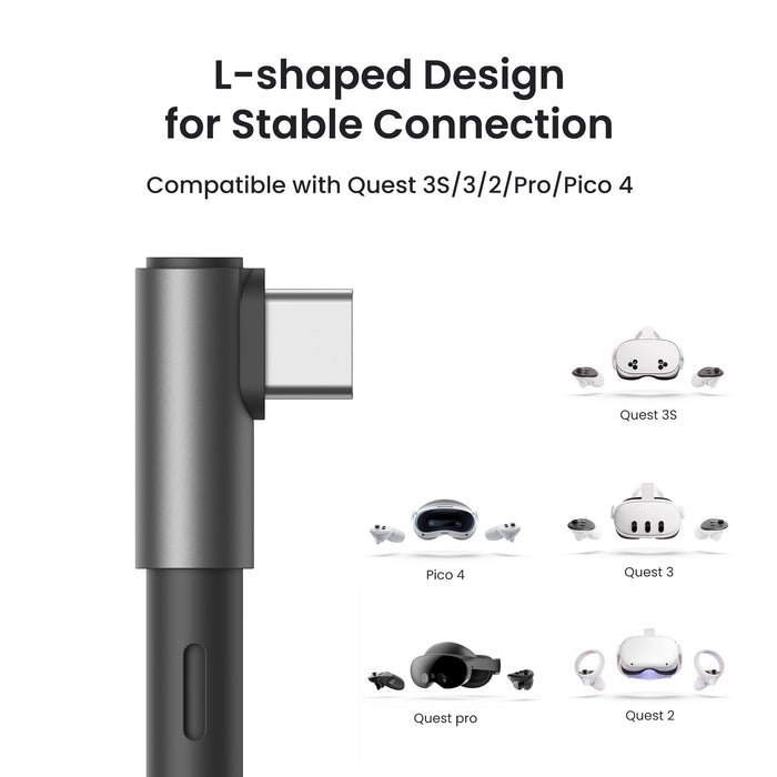 Kiwi design 4M Link Cable with charing, Black - obrázek č. 2