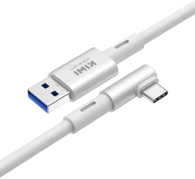 Kiwi design 4M Link Cable with charging, White - obrázek č. 1