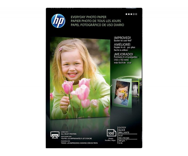 HP Photo Paper, A4, pololesk, 170g, 100 ks - obrázek produktu