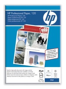 HP Professional Inkjet, A4, mat, 120g, 200 ks - obrázek produktu
