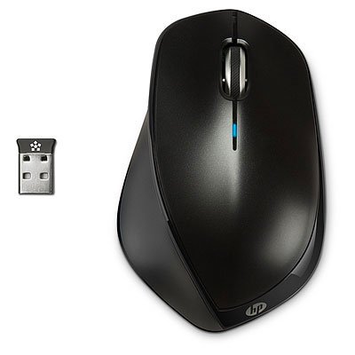 HP x4500 Wireless Mouse- Sparkling Black - obrázek produktu