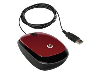HP X1200 Červená Myš, drátová - obrázek produktu