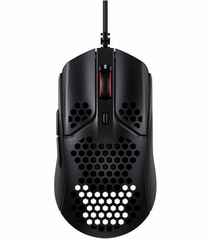 HP HyperX Pulsefire Haste/ Herní/ Optická/ Pro praváky/ 6 000 DPI/ Drátová USB/ Černá - obrázek produktu