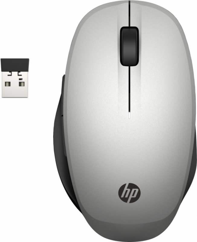 HP wireless mouse/ dual-mode/ silver - obrázek produktu
