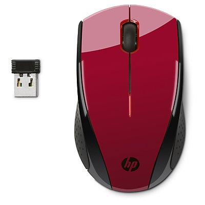 HP Wireless Mouse X3000 Sunset Red - obrázek č. 1