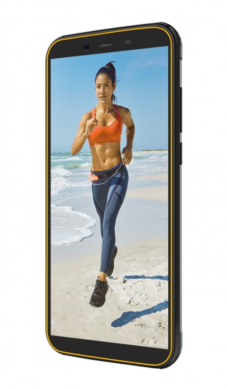 iGET Blackview GBV5500 Plus Yellow odolný telefon, 5,5" HD+, 3GB+32GB, DualSIM, 4G, 4400mAh, NFC - obrázek č. 1